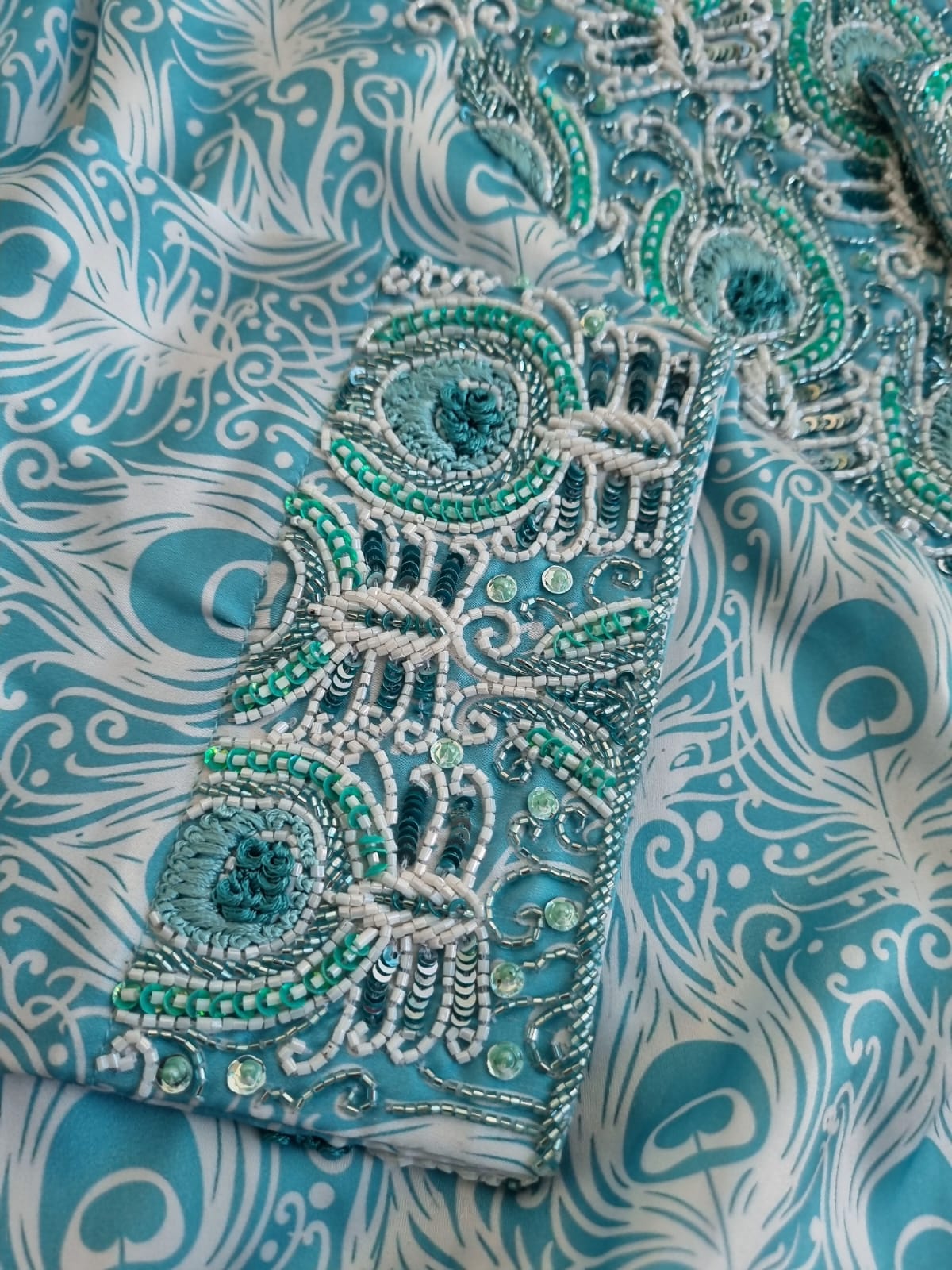 Premium Mukhawar | Silk | HS-39 Peacock
