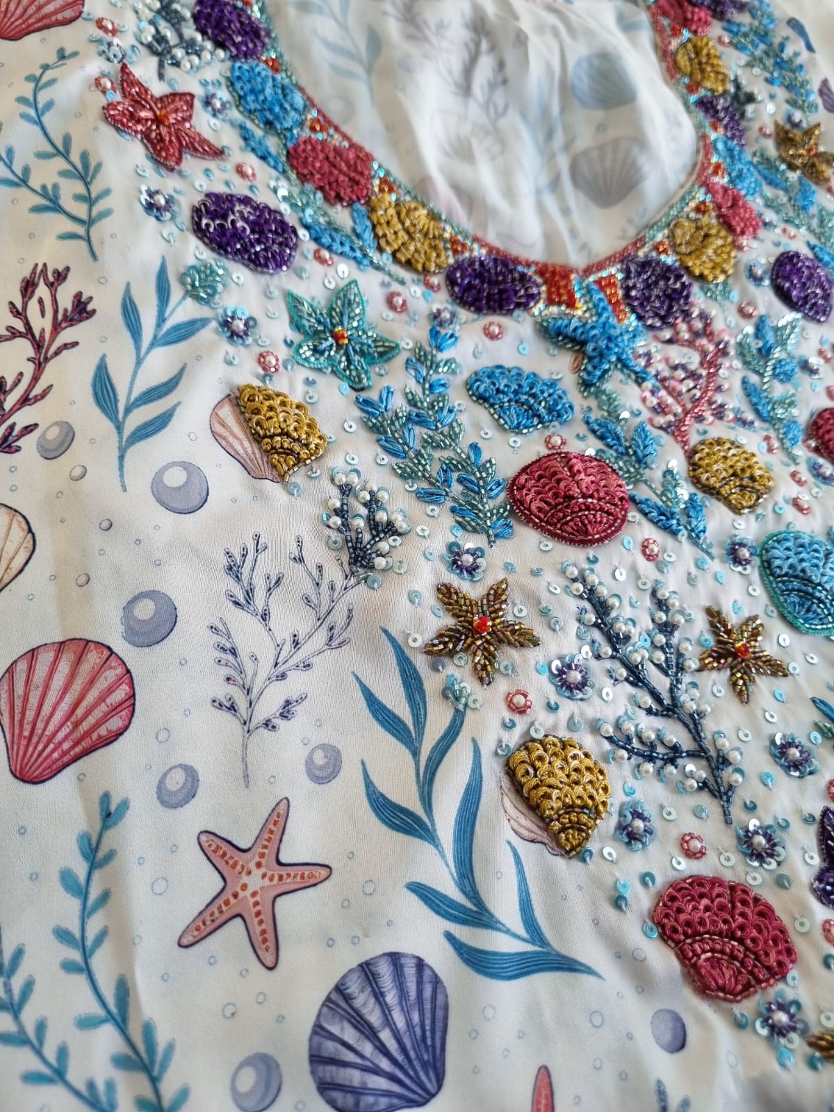 Premium Mukhawar | Silk | HS-38 Sea