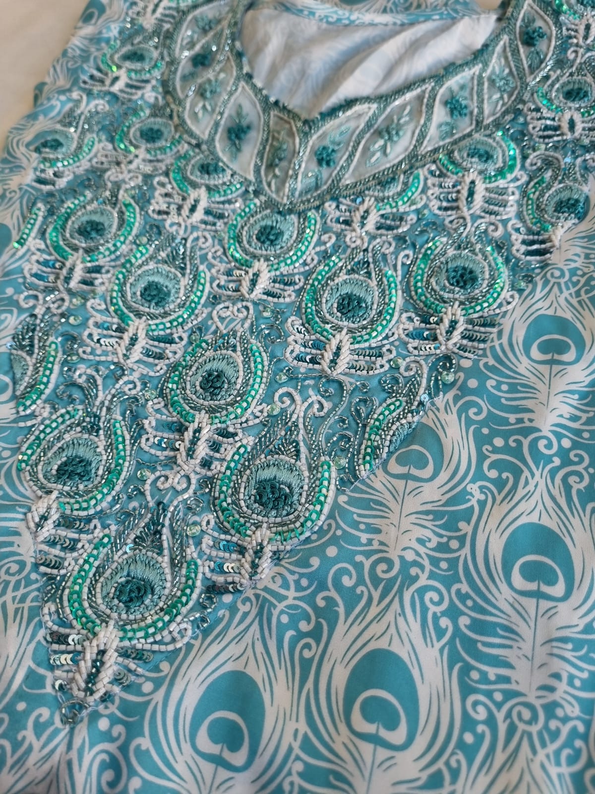 Premium Mukhawar | Silk | HS-39 Peacock