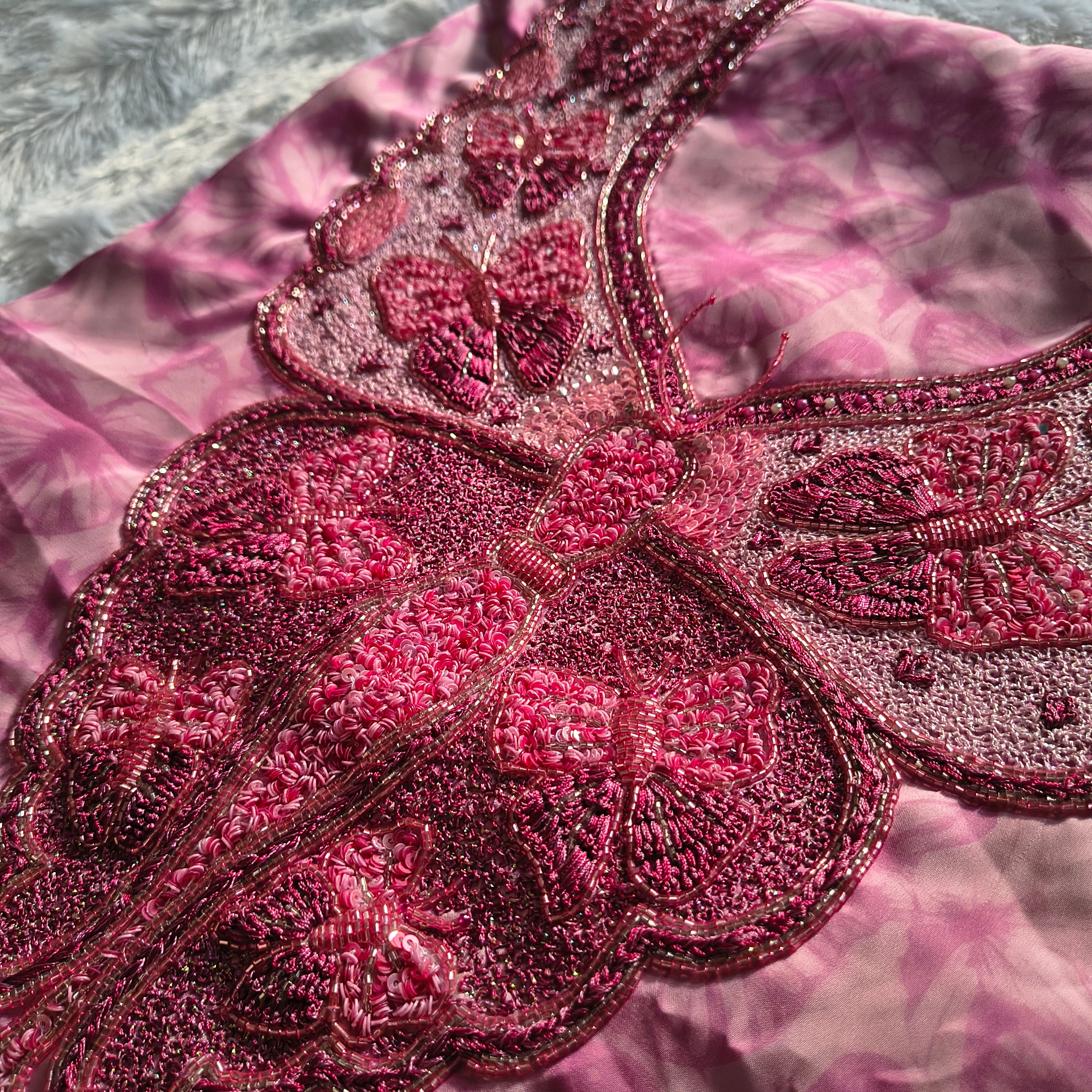 Premium Mukhawar | Silk | Butterfly