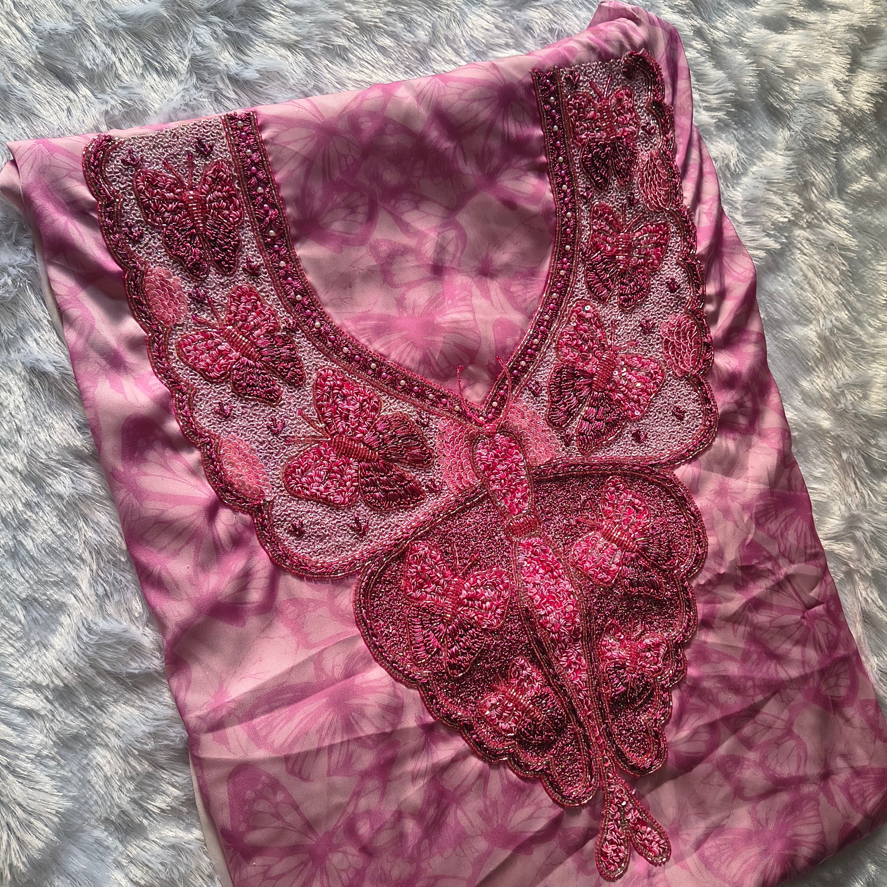 Premium Mukhawar | Silk | Butterfly