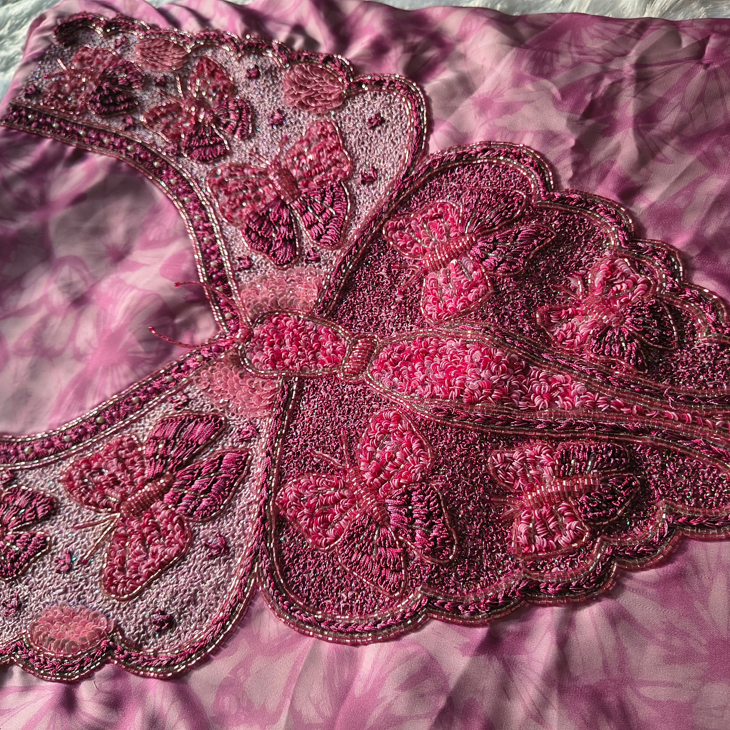 Premium Mukhawar | Silk | Butterfly