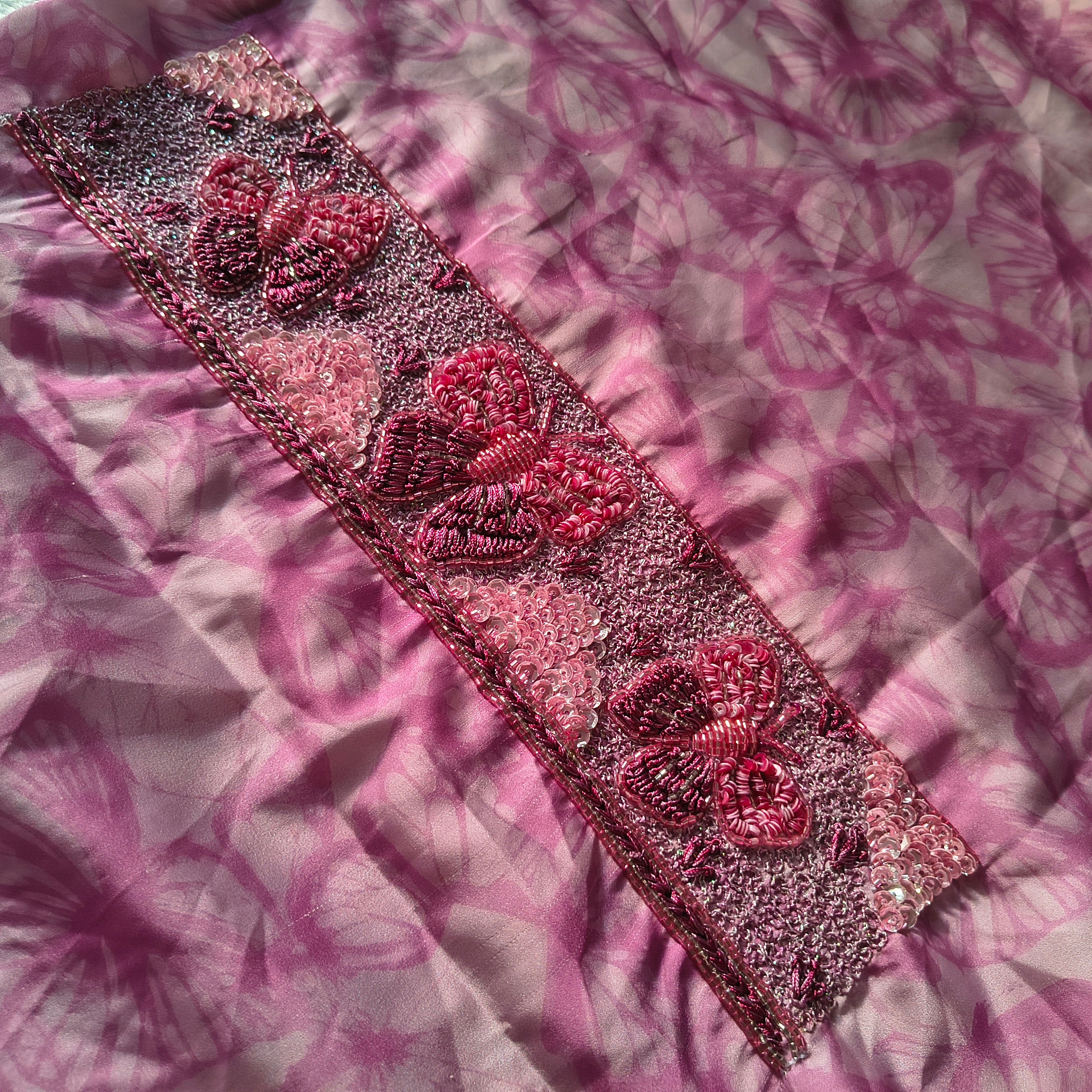 Premium Mukhawar | Silk | Butterfly