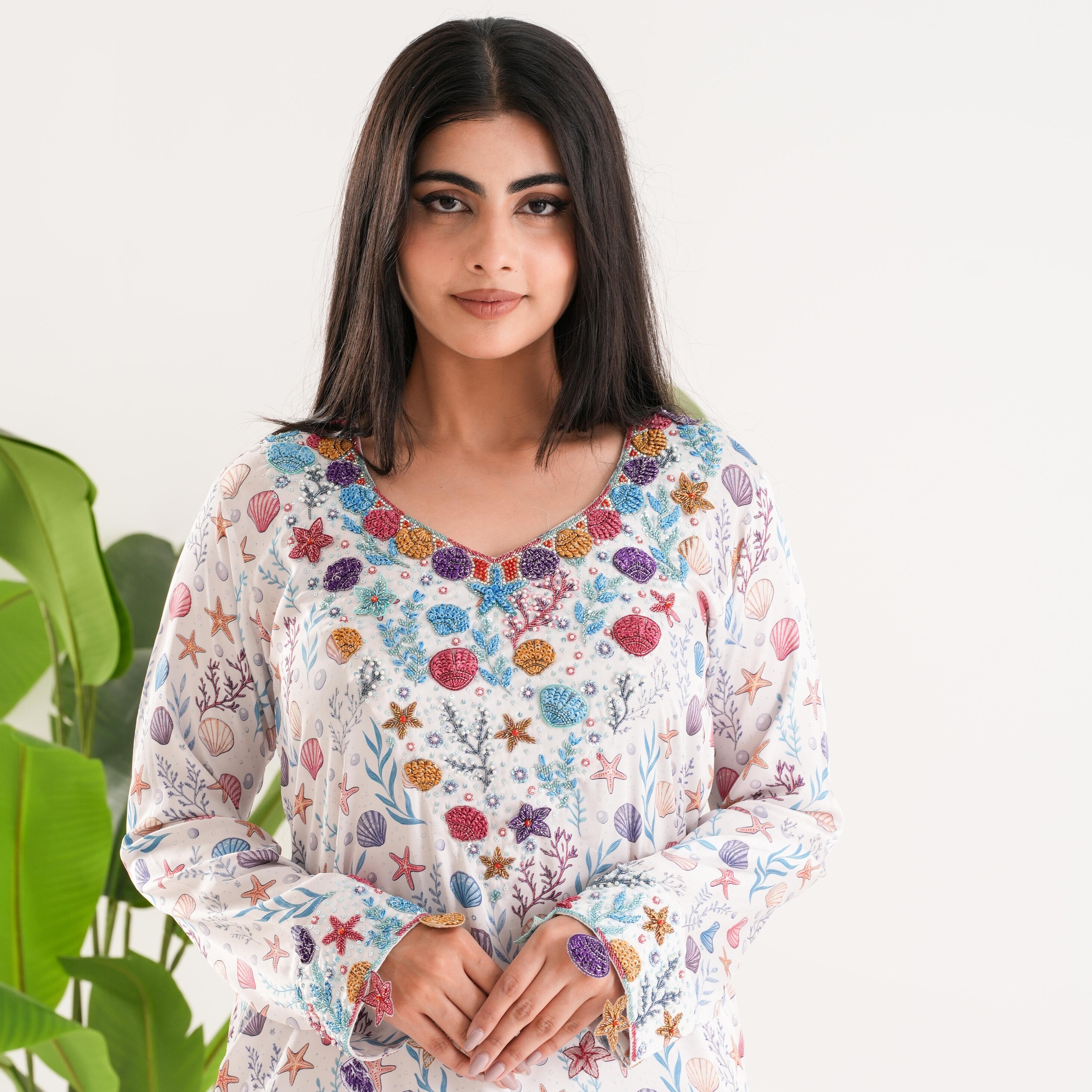 Premium Mukhawar | Silk | HS-38 Sea