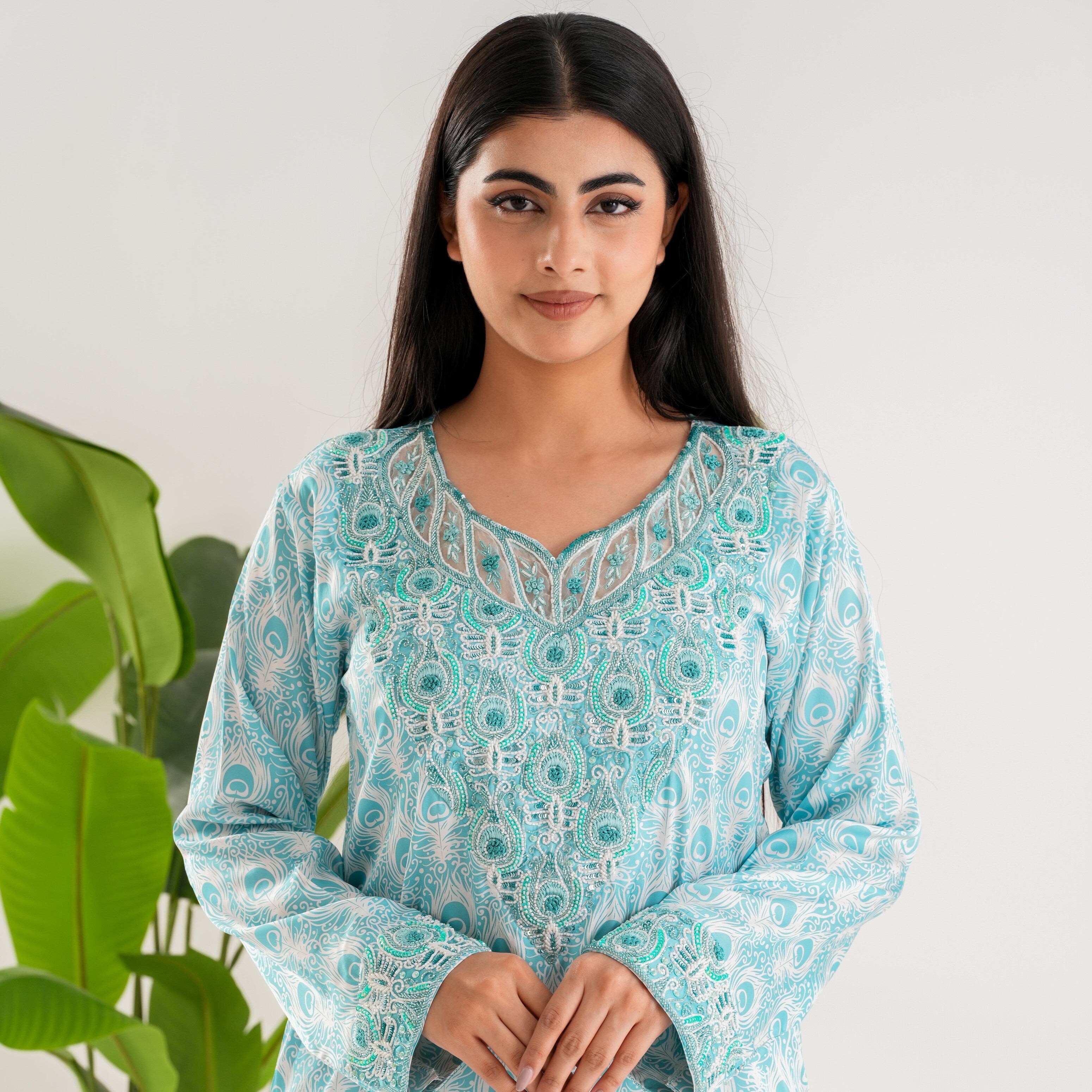 Premium Mukhawar | Silk | HS-39 Peacock